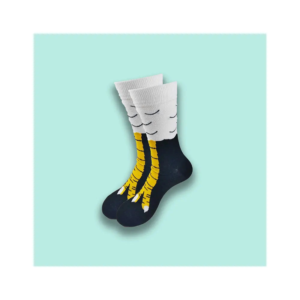 Fashion Cartoon Men's Socks for Spring and Autumn