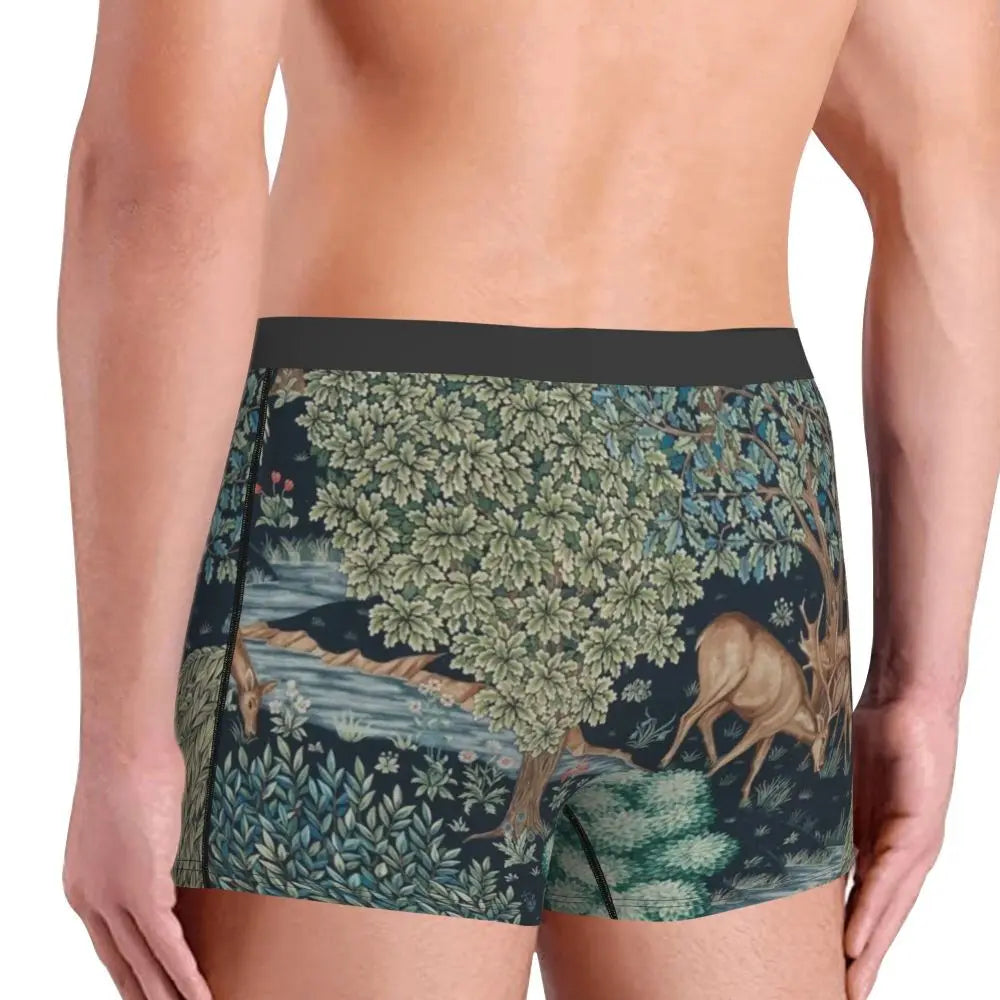 Breathable Cotton Polyester Boxer Shorts for Men