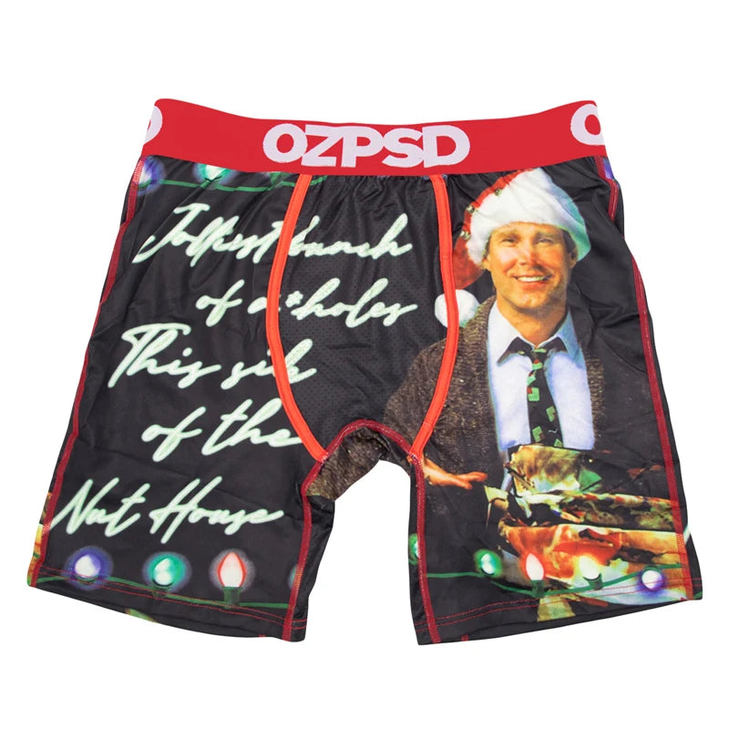 OZPSD Brand 1Pcs Men Underwear Boxers Breathable Swimming Sexy Man Underpants S-2XL Men's