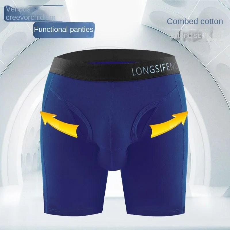 Men's Cotton Boxer Shorts with U Pouch Design
