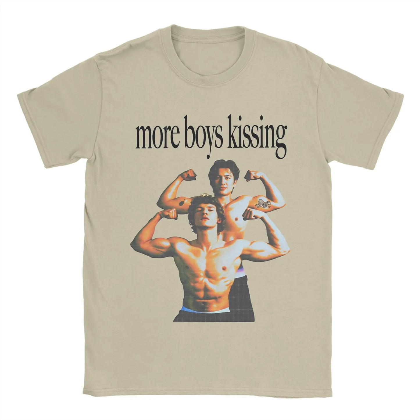 Mens T Shirt More Boy Kissing T-Shirts Hip Hop Heated Rivalry Beach Tee Shirt Y2K Basic Print Cotton Clothes Gift Idea