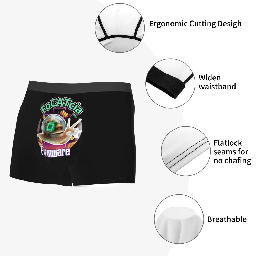 Men's Boxer Shorts Brr Brr Patapim Funny Italian Brainrot