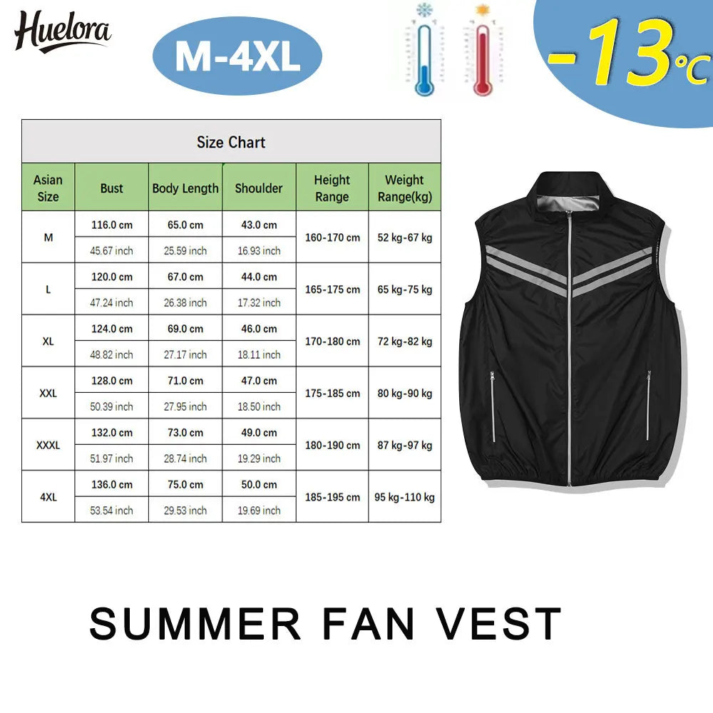 Cooling Vest Summer Workwear for Men and Women