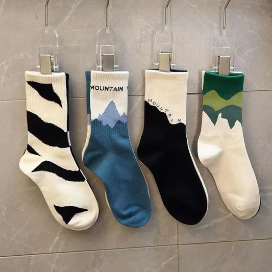 Cotton Crew Socks for Unisex Comfort and Breathability
