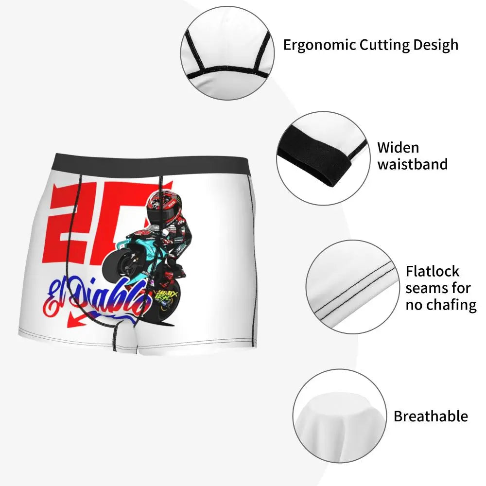 Boxer Shorts Custom Fabio Quartararo Men Underwear