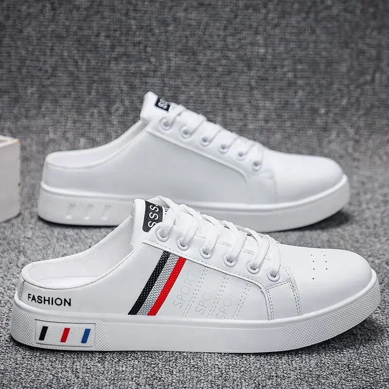 Summer Men Casual Shoes Comfortable Half Slippers Fashion Flat Sneakers