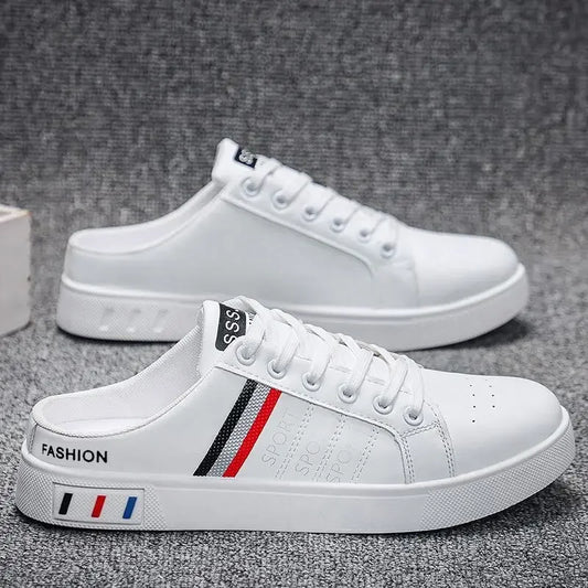 Summer Men Casual Shoes Comfortable Half Slippers Fashion Flat Sneakers