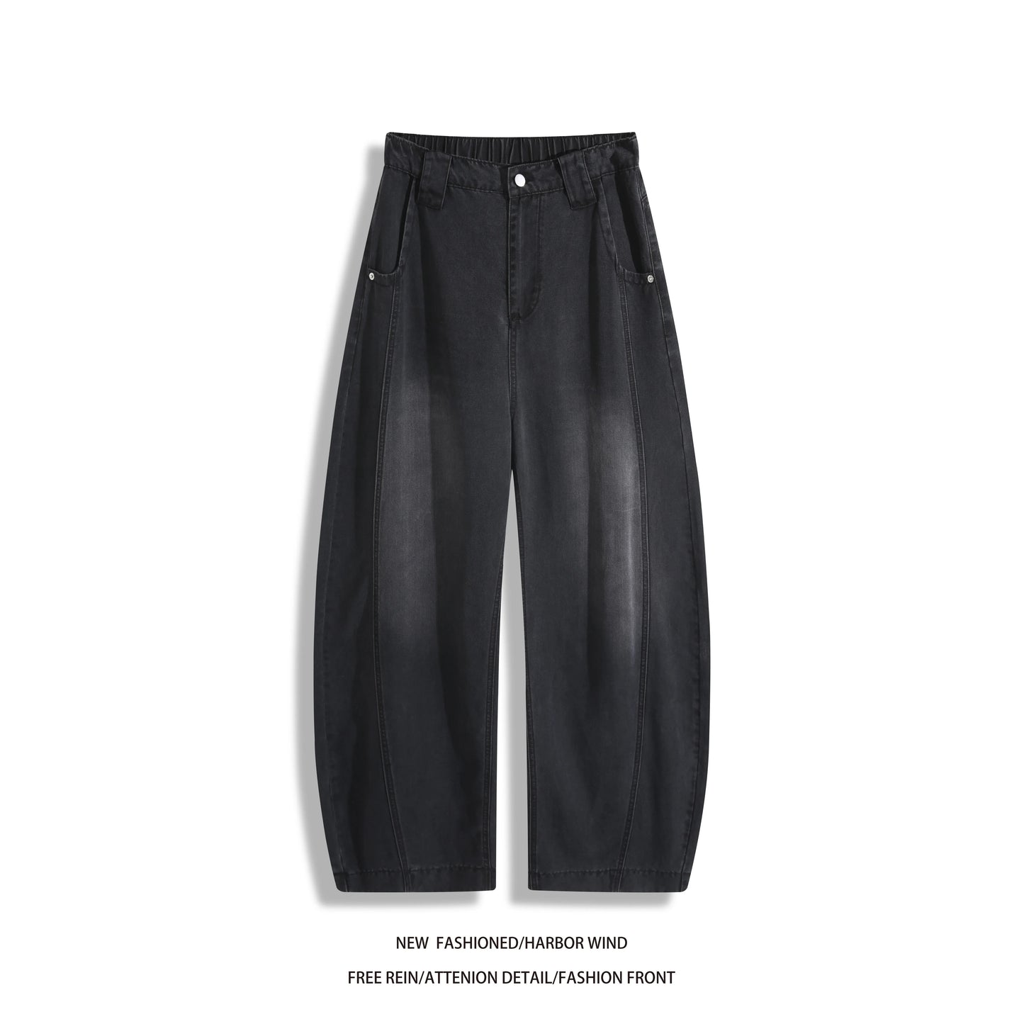 Men's Casual Loose Jeans in Cotton Blend