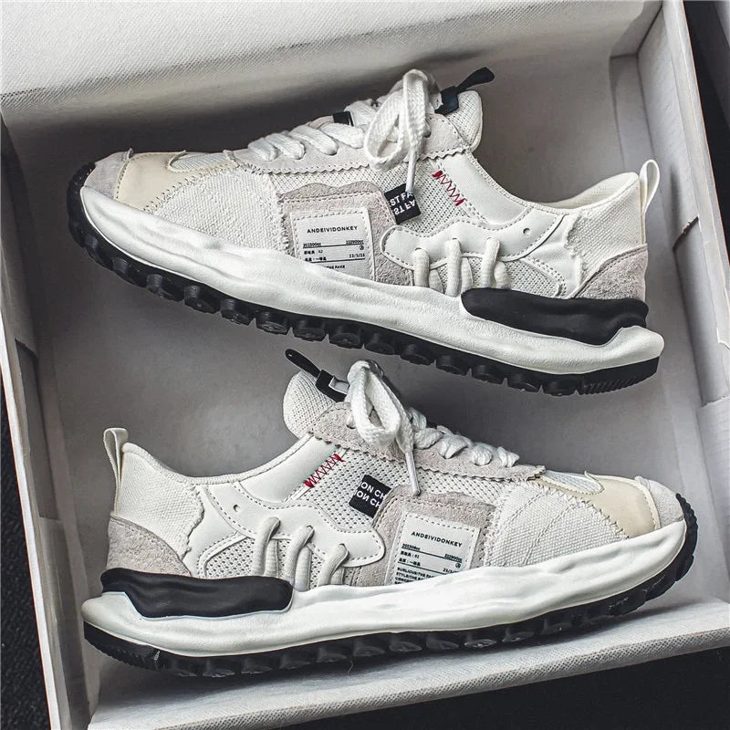 Men's Breathable Casual Sneakers Luxury Tennis Shoes