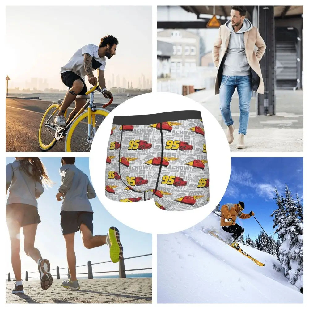 Lightning McQueen Cars Boxer Shorts for Men