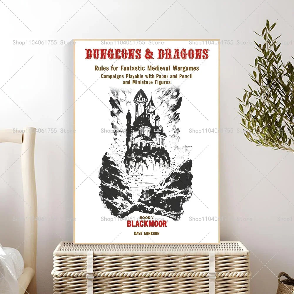 1PC Role playing Games Dungeons & Dragons Poster Self-adhesive Art Waterproof Paper