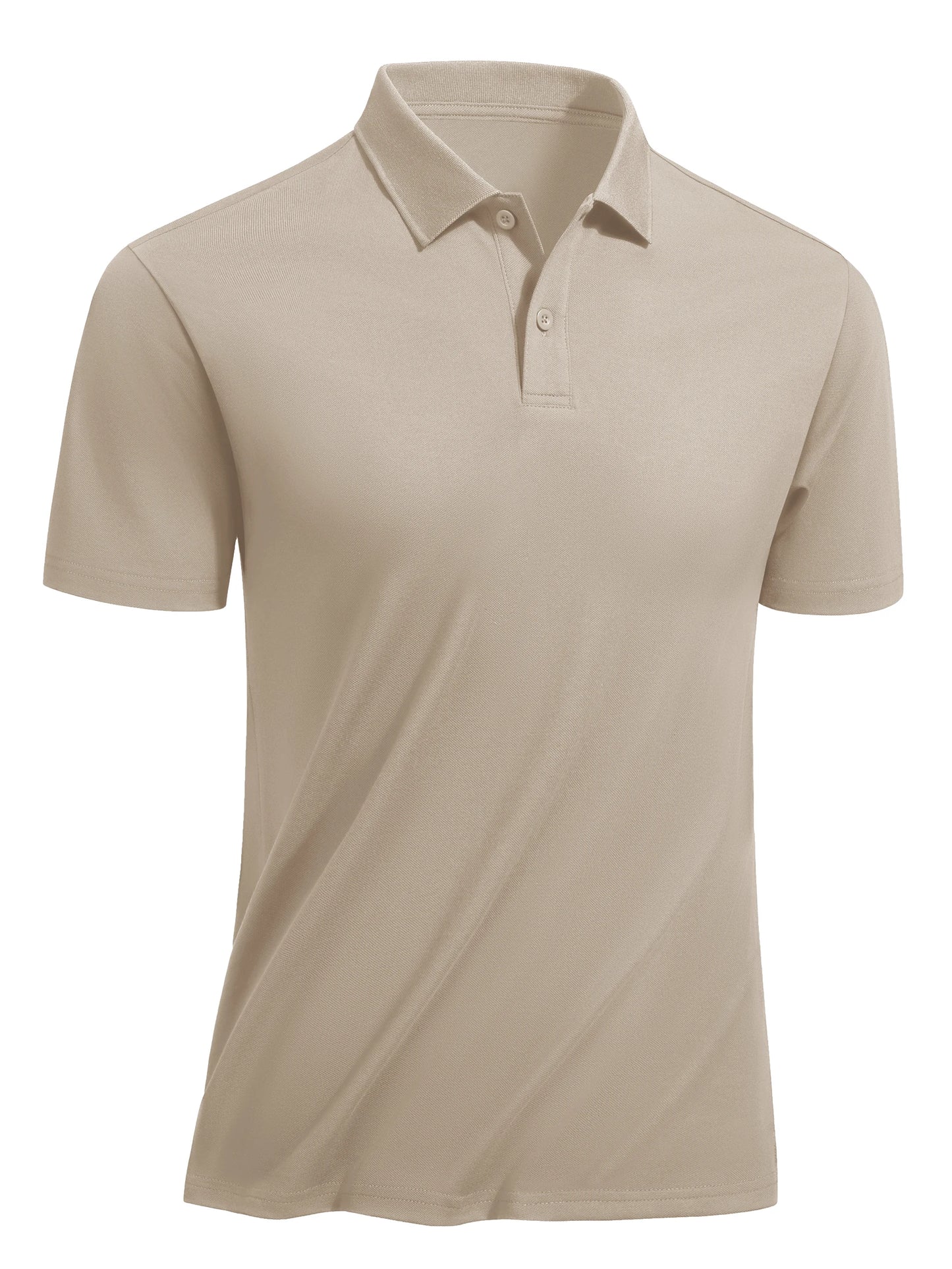 TACVASEN 72% Cotton Summer Golf Polo T-Shirt