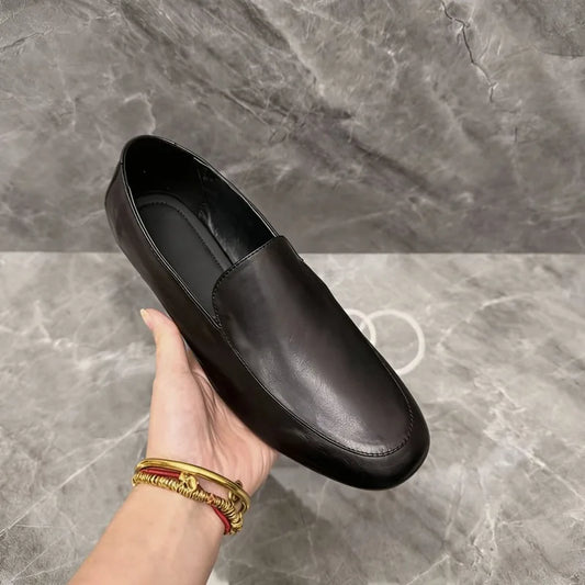 Men's Genuine Leather Casual Loafers for Daily Use