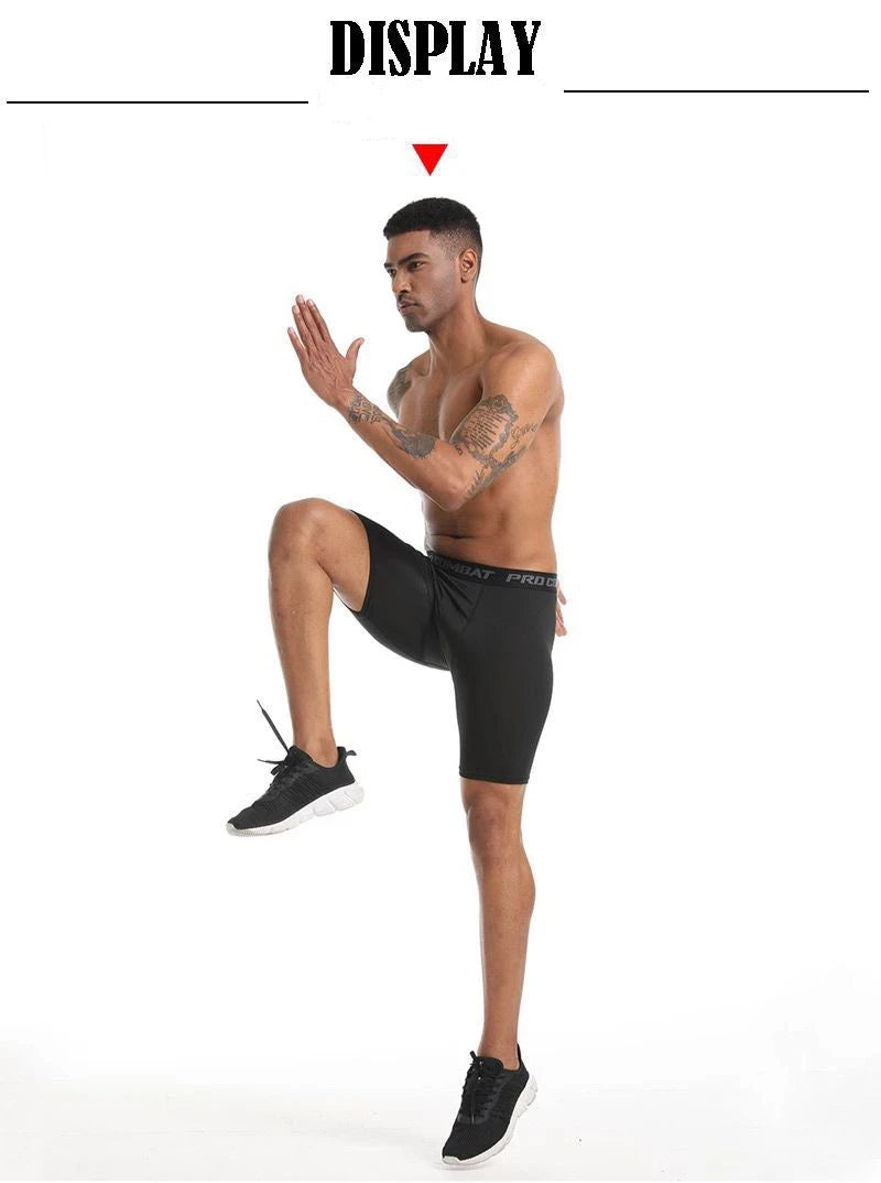 Men Boxers Sports Underwear Underpants Gym Shorts M L XL Black Quick-Drying Sweatpants Moisture Absorption Breathable Fitness