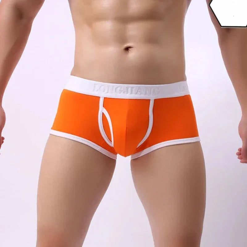 Men's Cotton Boxer Shorts Comfortable Breathable Underwear