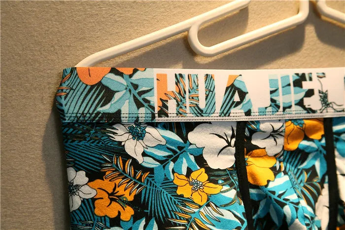 Men's Cotton Boxer Shorts Floral Print XXXL