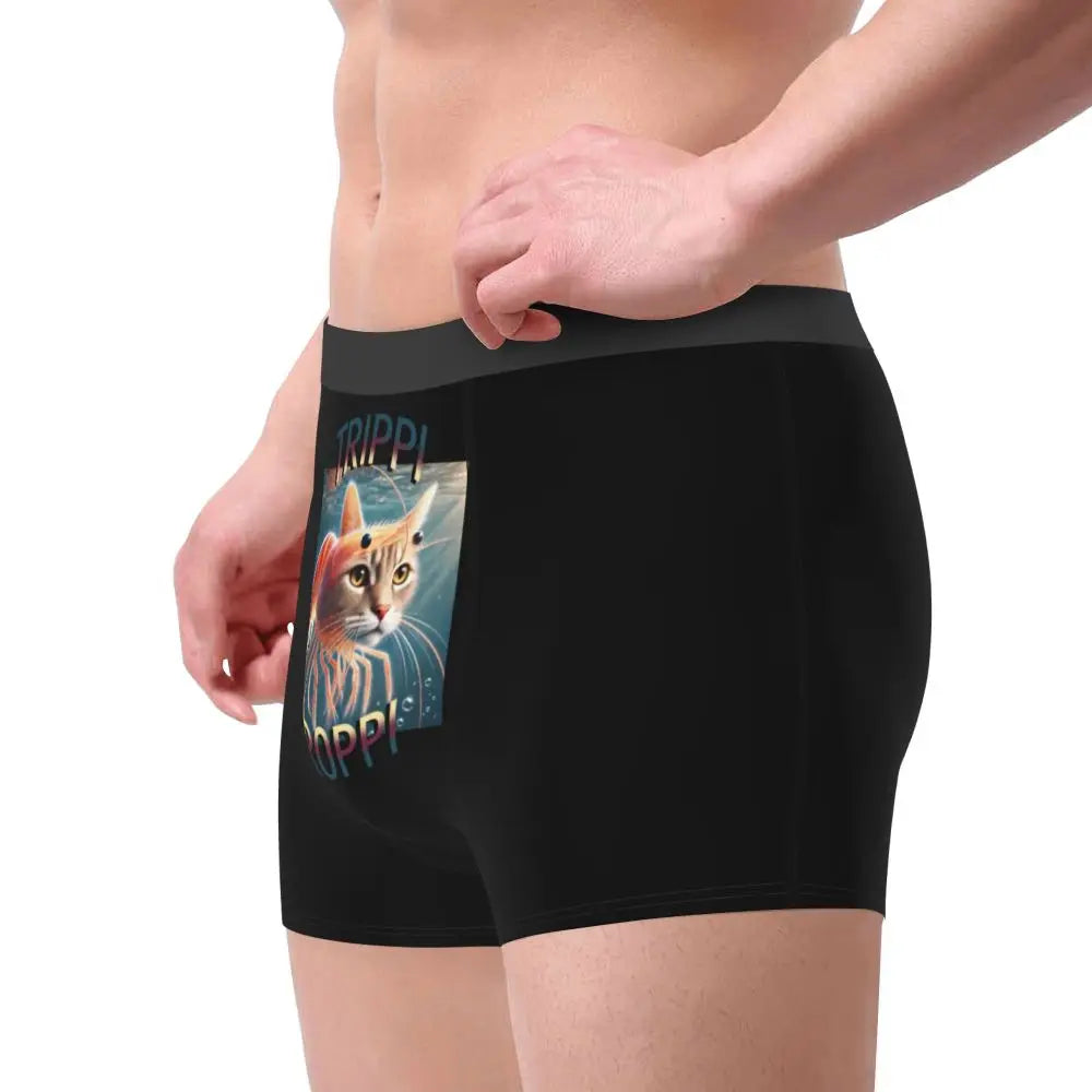 Men's Boxer Shorts Brr Brr Patapim Funny Italian Brainrot