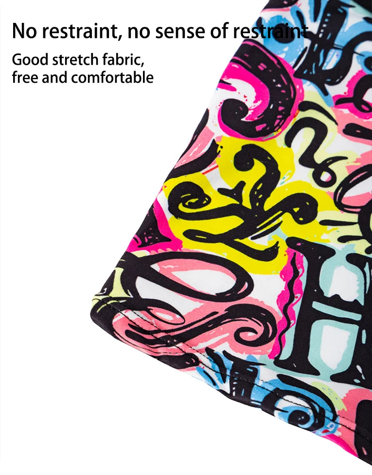Men's Boxer Shorts 5-Pack Polyester Print