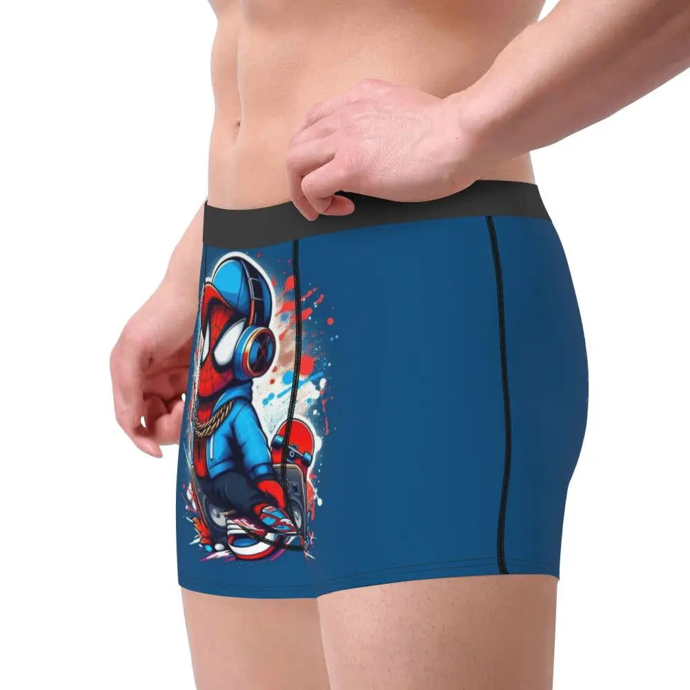 Hello Kitty Spiderman Men's Boxer Shorts