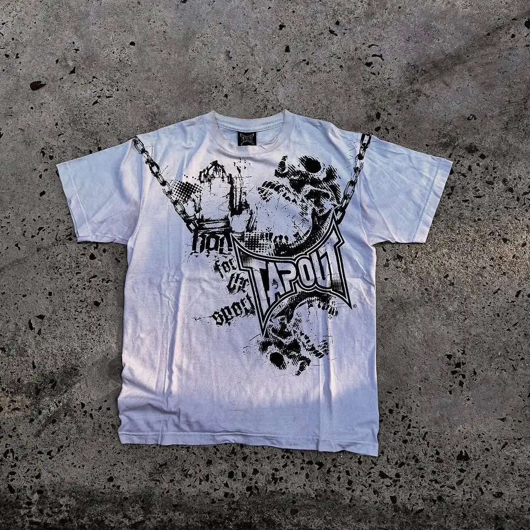 Y2k Skull Oversized T-Shirt for Men