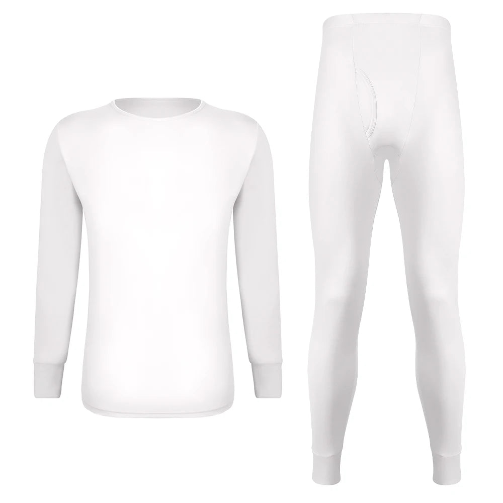 Long Johns Thermal Underwear for Men Fleece Lined Base Layer Set for Cold Weather
