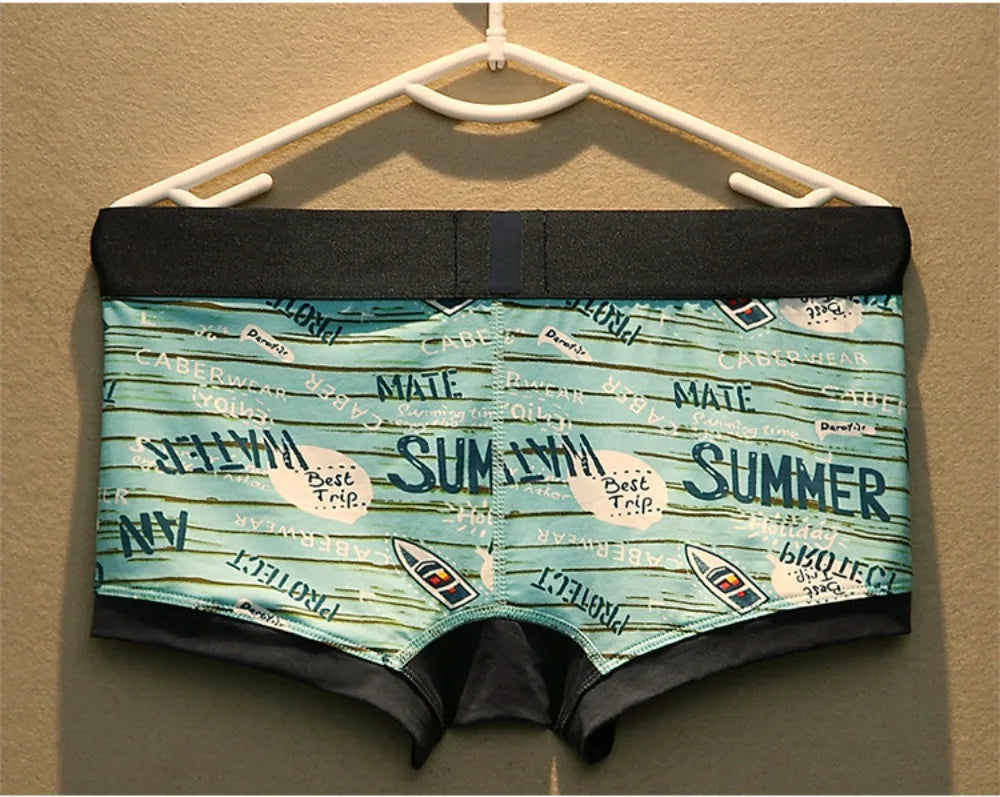 Men's Cotton Boxer Shorts with U Pouch