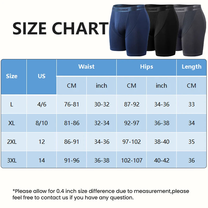 Men's Breathable Mesh Boxer Shorts in Black and Gray