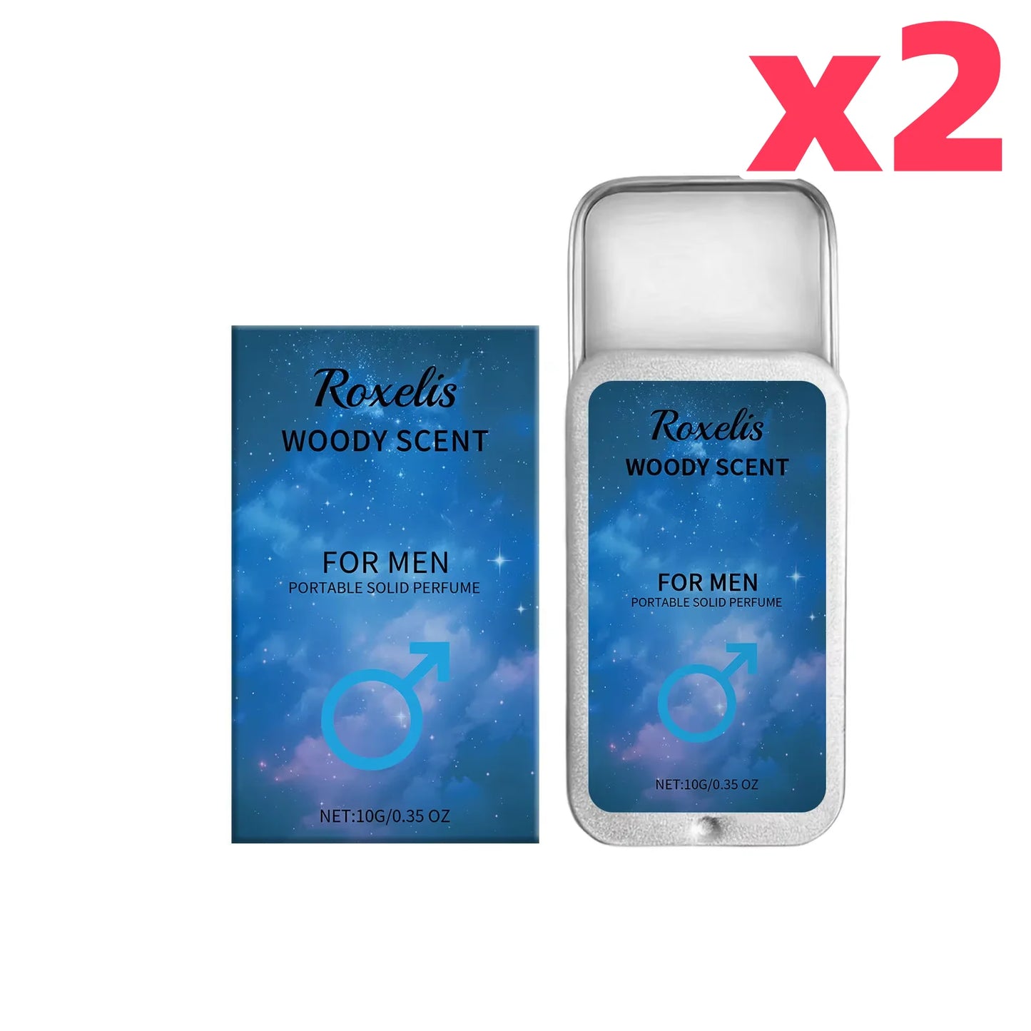 Pheromone Cologne Solid Perfume Woody Scent Balm