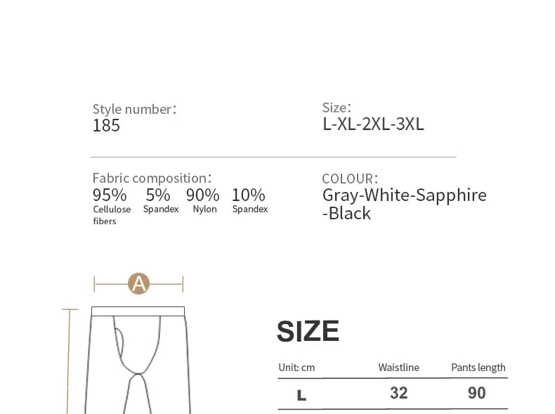 Thin Cotton Long Johns Men's Thermal Underwear