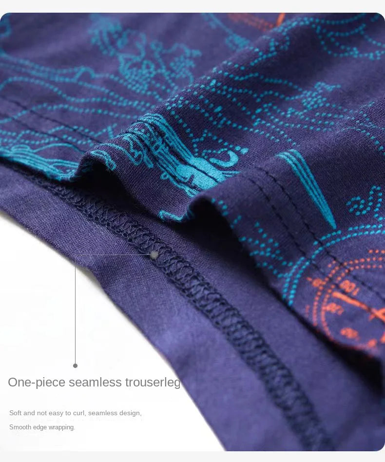 Men's Bamboo Fiber Boxer Shorts Plus Size 2XL-7XL