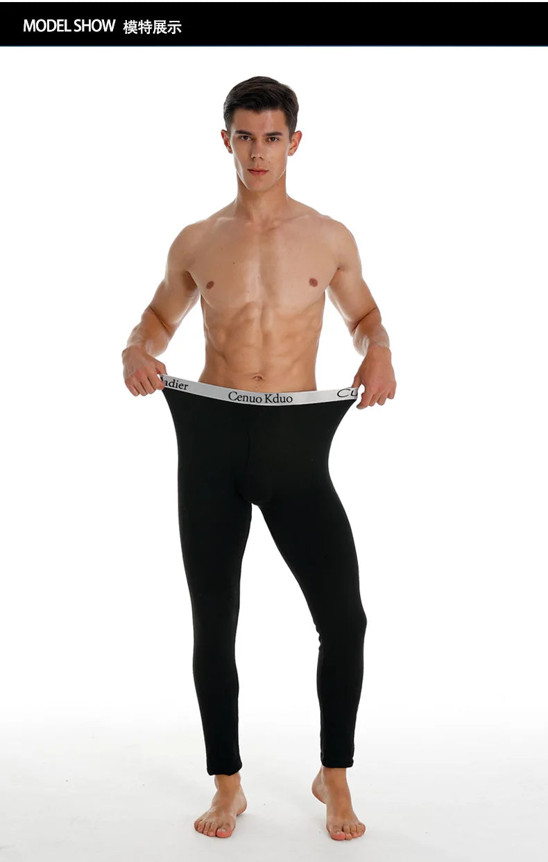 Men Thermal Underwear Men's Legging Tight Winter  Thermo