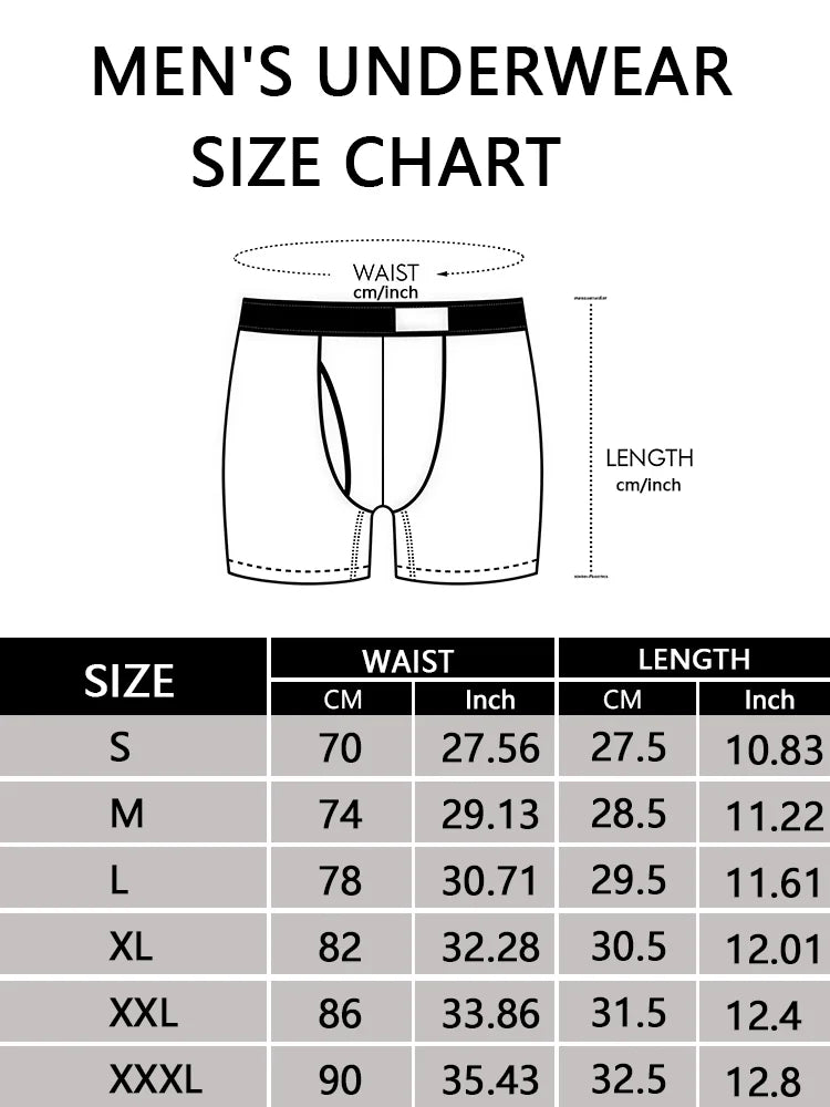 Duck Themed Boxer Shorts for Men - 3Pcs Breathable Set