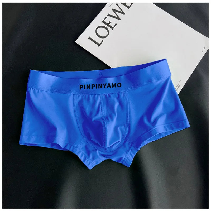 Cotton Boxers Bottoms for Men Loose U Convex Pouch Underwear 2025 Sports Shorts Man Swimming Trunks Trendy Panties Трусы Мужские