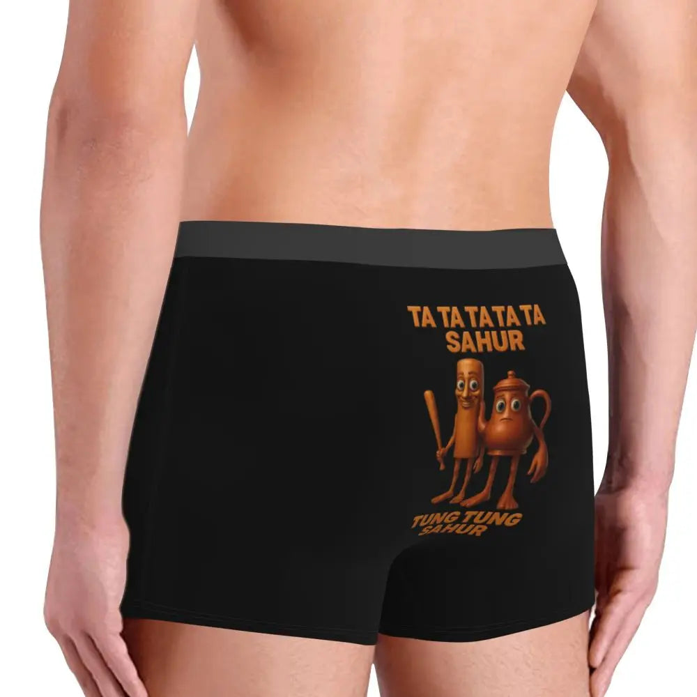 Men's Boxer Shorts Brr Brr Patapim Funny Italian Brainrot