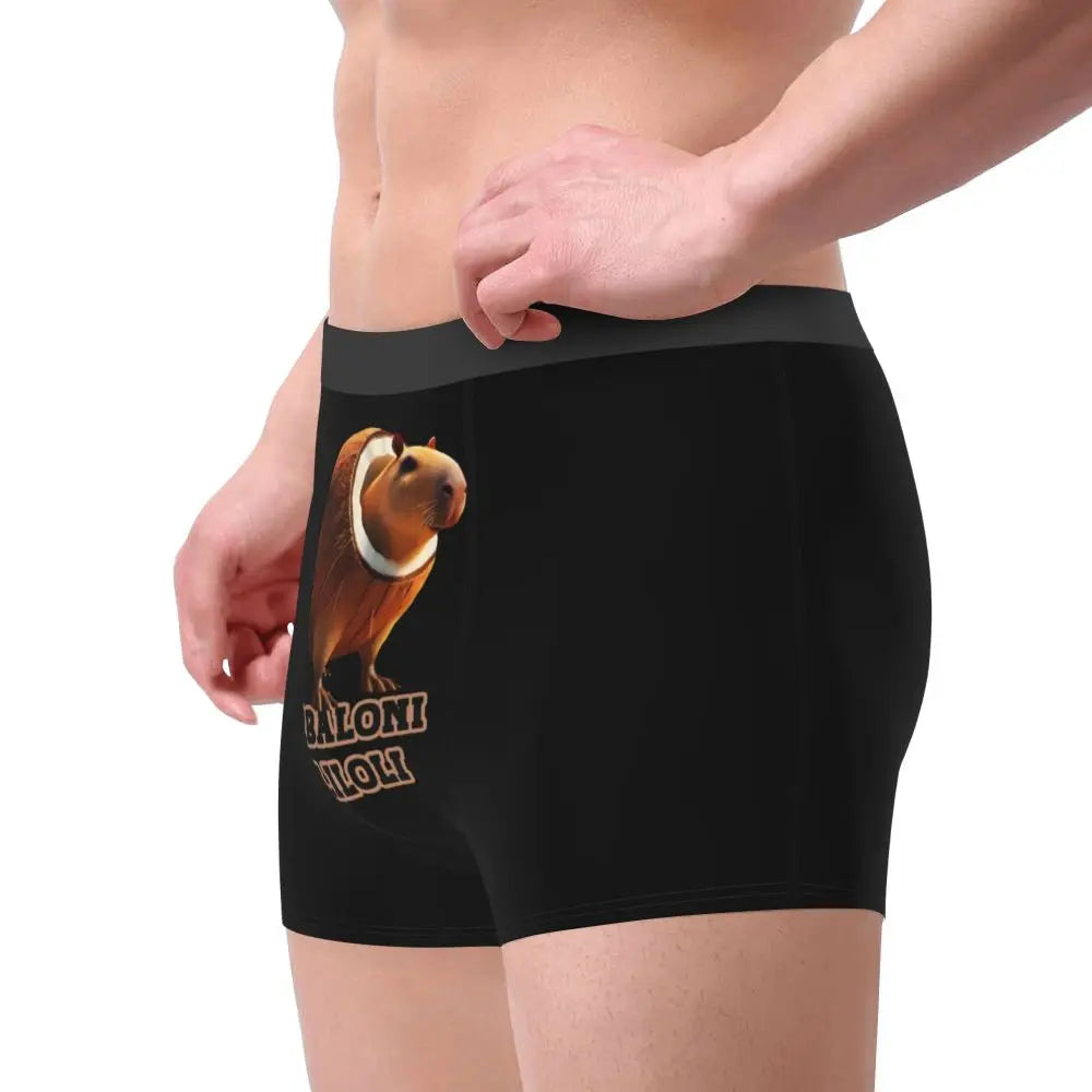 Men's Boxer Shorts Brr Brr Patapim Funny Italian Brainrot