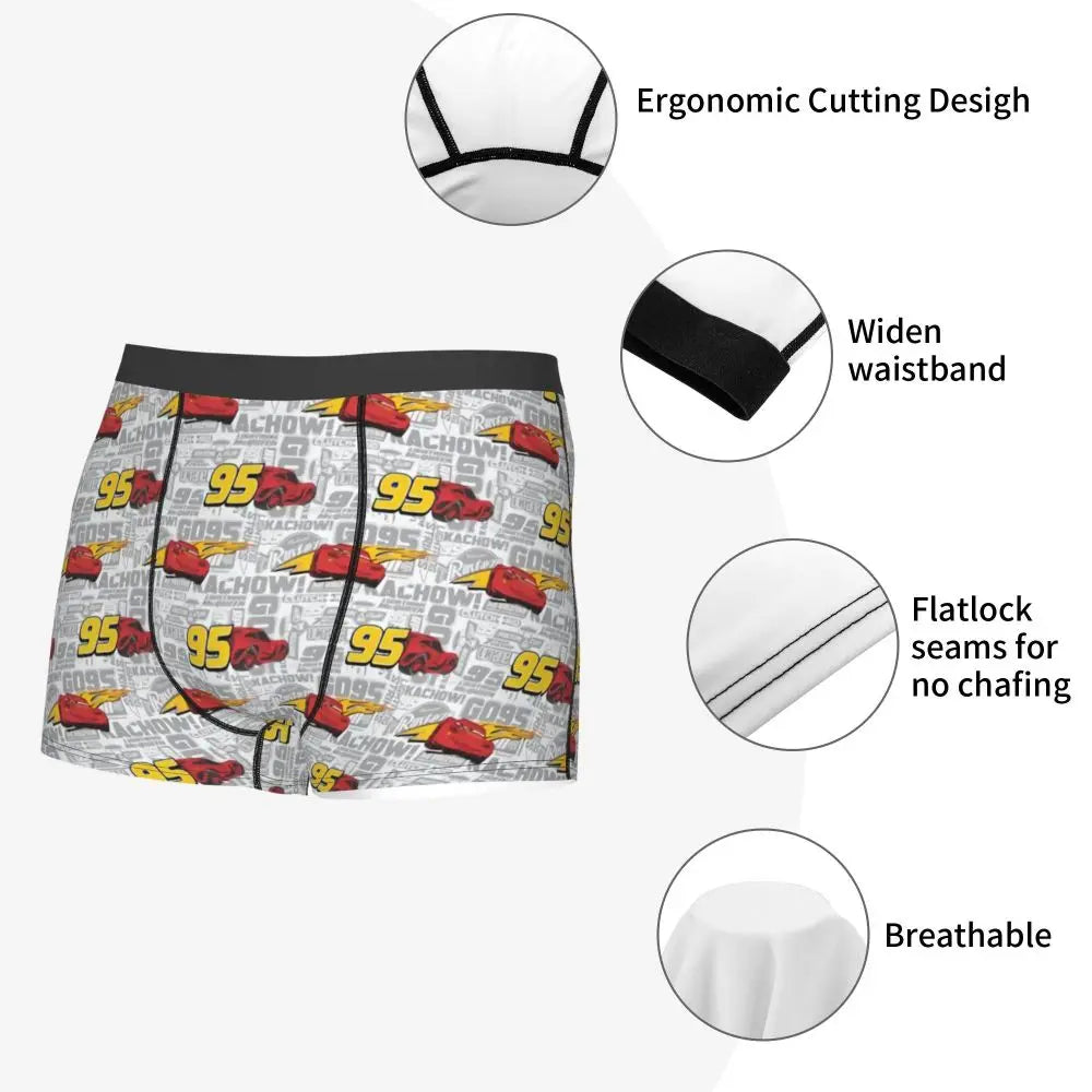 Lightning McQueen Cars Boxer Shorts for Men
