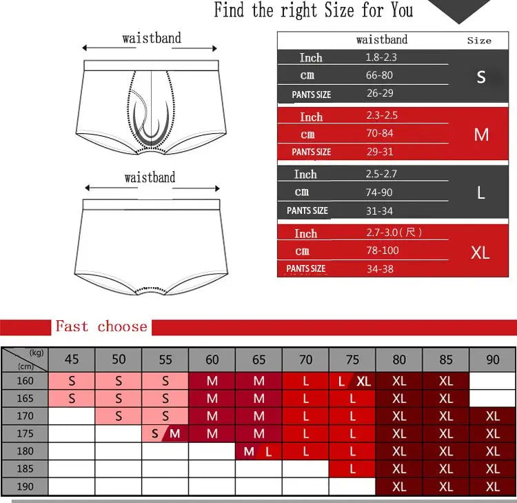 Transparent Mens Boxer Briefs by CAVEHERO