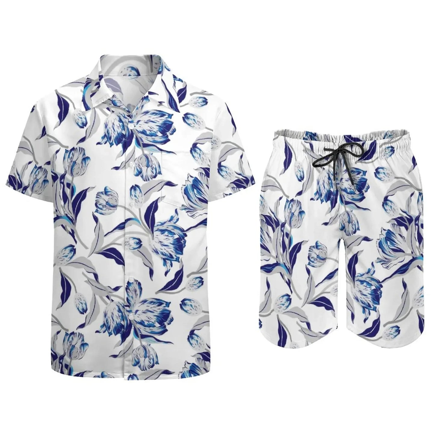 Psychedelic Magic Mushroom Men 2Pcs Casual Set