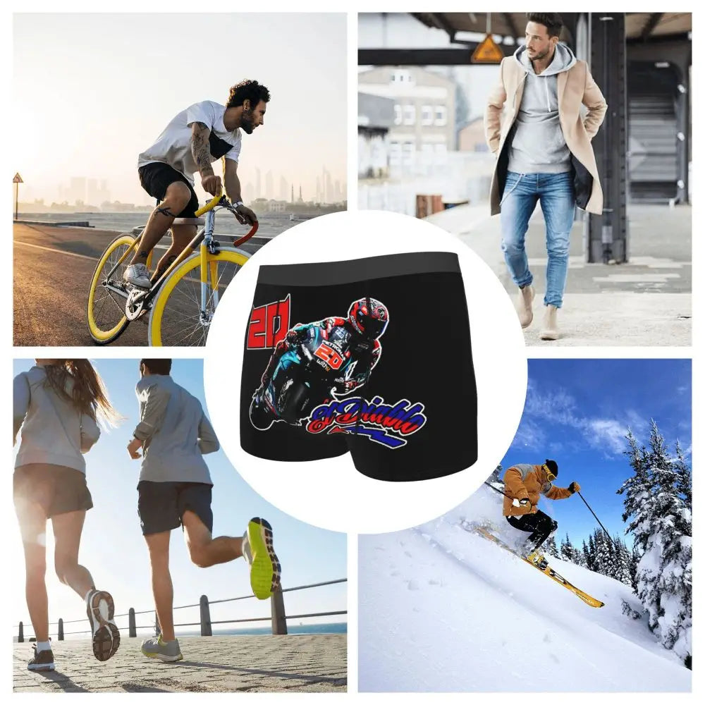 Boxer Shorts Custom Fabio Quartararo Men Underwear