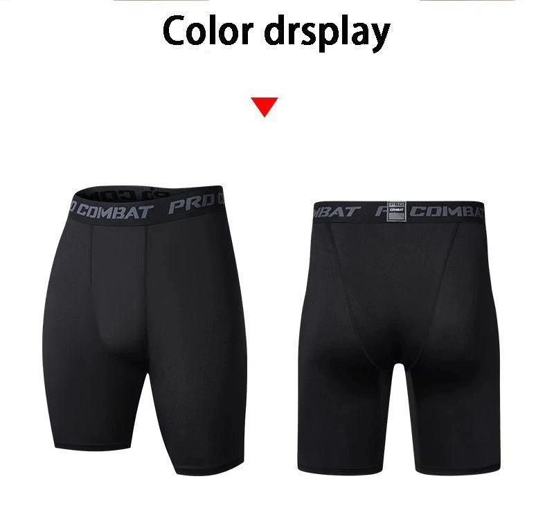 Men Boxers Sports Underwear Underpants Gym Shorts M L XL Black Quick-Drying Sweatpants Moisture Absorption Breathable Fitness