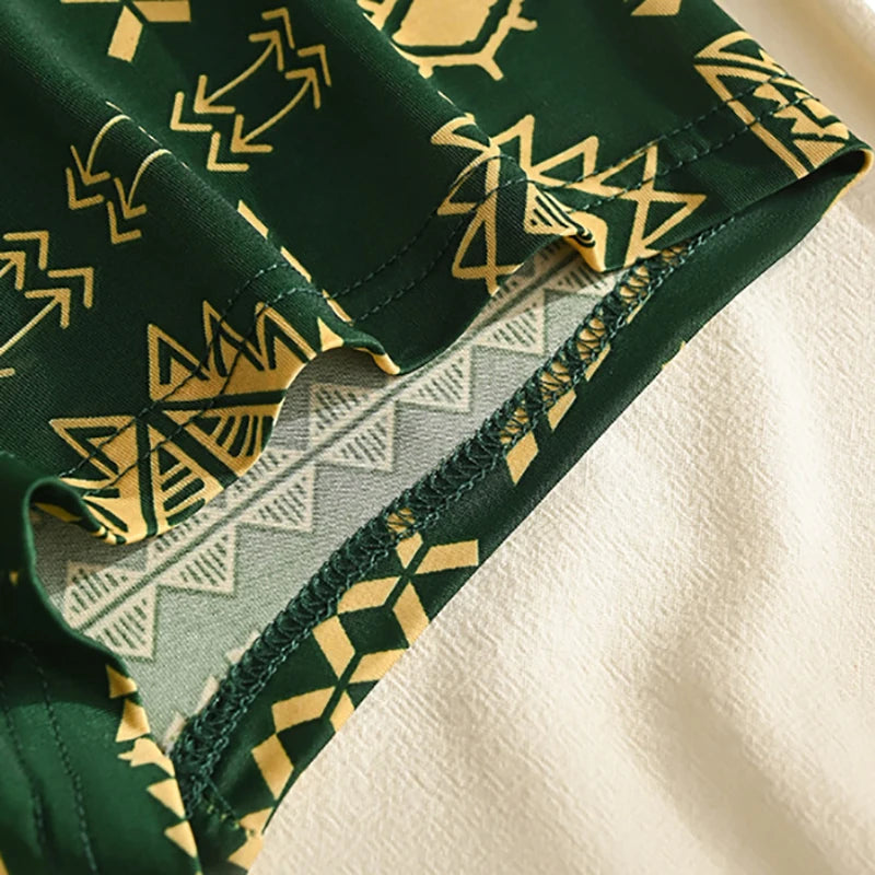 Men's Boxer Briefs Retro Ethnic Print 5-Pack