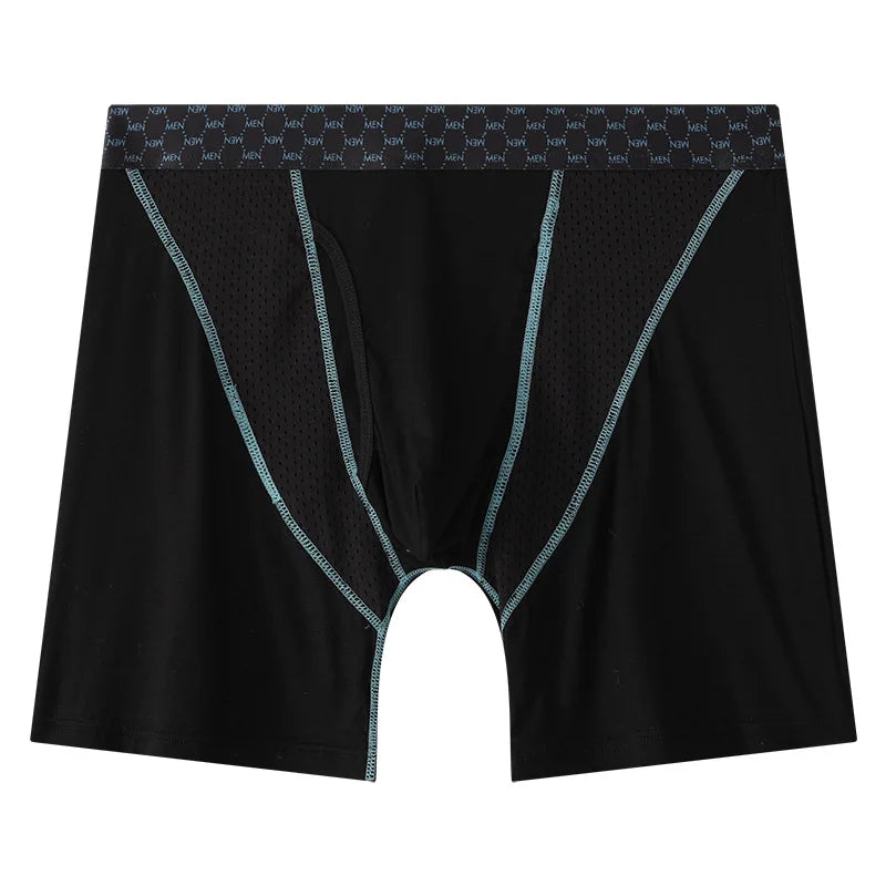 Men's Breathable Mesh Boxer Shorts U Convex Pouch M-XXL