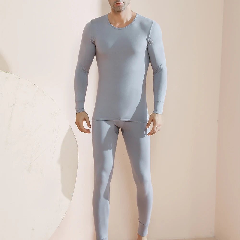 Long Johns Thermal Underwear for Men Fleece Lined Base Layer Set for Cold Weather
