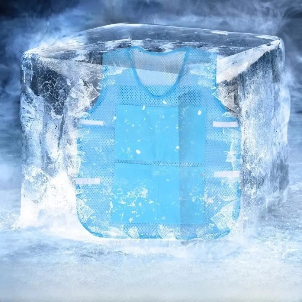 Cooling Vest with Ice Packs for Heatstroke Prevention