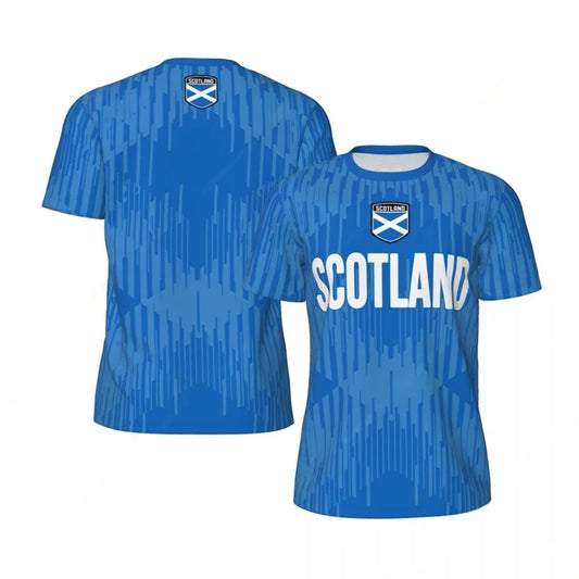 Scotland (The Brave) Football T Shirt Men Cool Outdoor Sports T-shirt