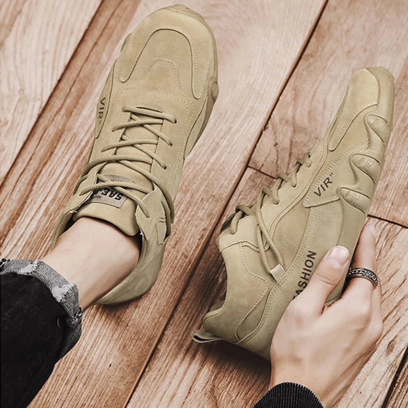 Breathable Cotton Casual Sneakers for Men