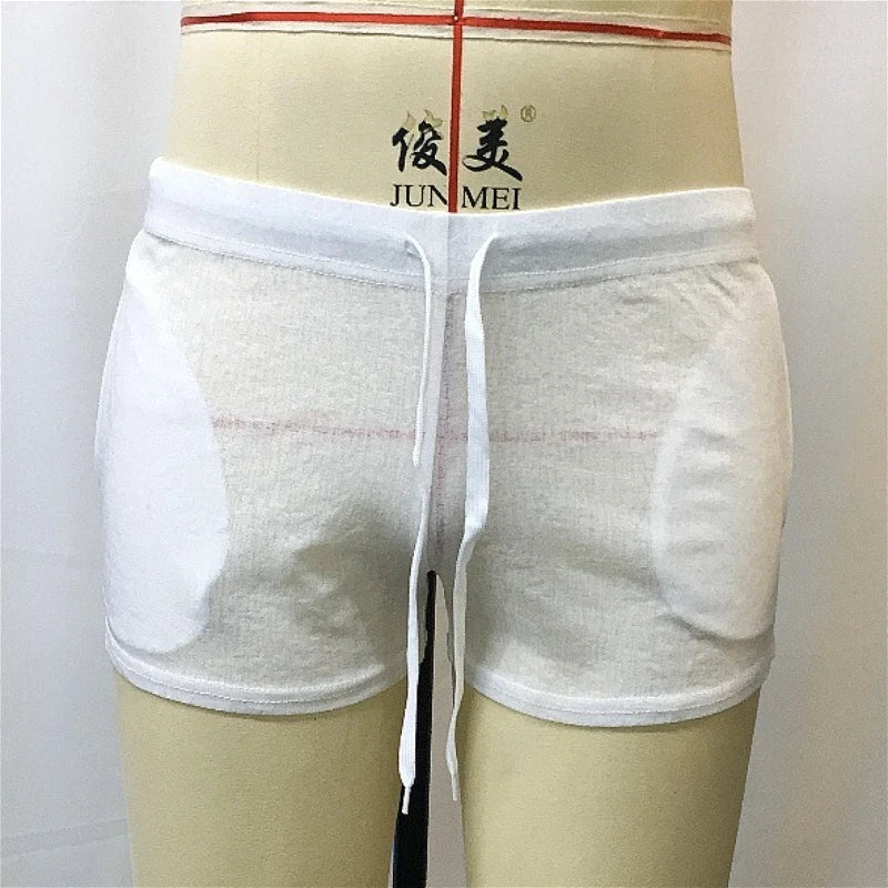 Sexy Lace-Up Mens Shorts Comfortable Home Fitness Short Boxer for Men Casual Sports Boxershorts Breathable Stylish Loungewear