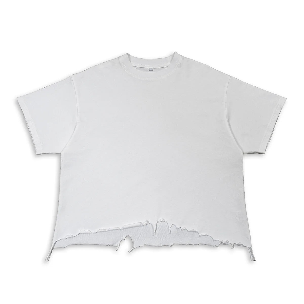 Mens T Shirt Premium Cotton Washed Boxy Fit Vintage Distressed Streetwear Tee Harajuku Unisex Loose Fit Casual Fashion Trend New