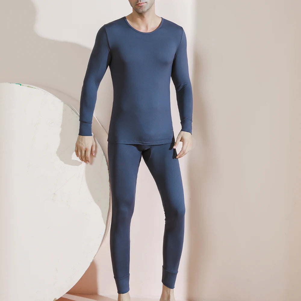 Long Johns Thermal Underwear for Men Fleece Lined Base Layer Set for Cold Weather