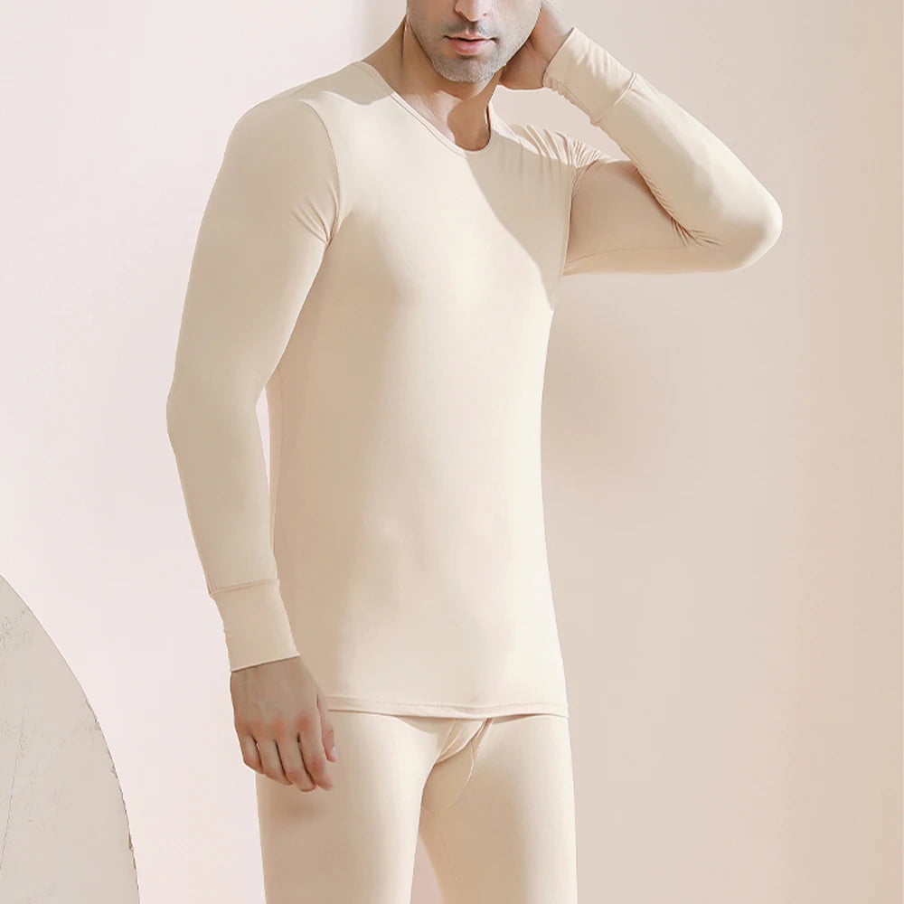 Long Johns Thermal Underwear for Men Fleece Lined Base Layer Set for Cold Weather